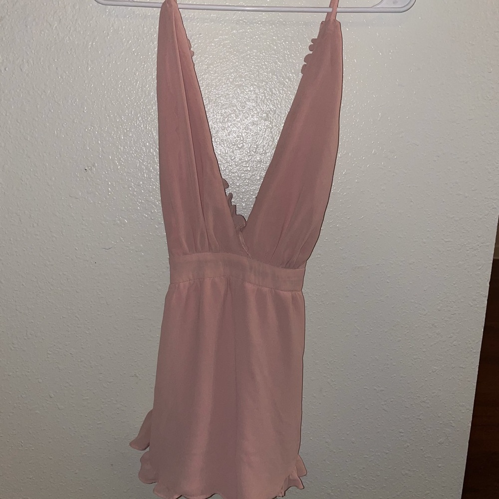 Fashion Nova Backless Romper